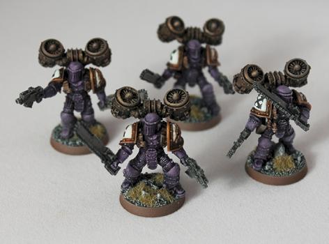 Emperor's Children Mark II Assault Marines by LittleMonster