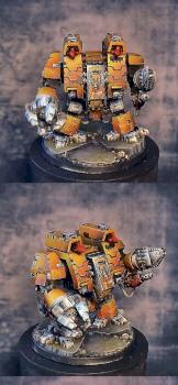 Imperial Fists Dreadnought by Wermilion