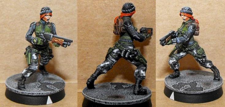 Infinity Ariadna, UXIA 'CHERRY' McNEILL Corporal of 1st Highlanders S.A.S. by bajdur