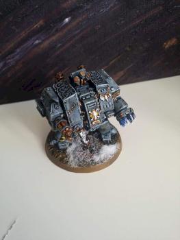 Space Wolves Dreadnought by feekejames