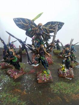 Wood Elf Ariel conversion with wardancers by feekejames