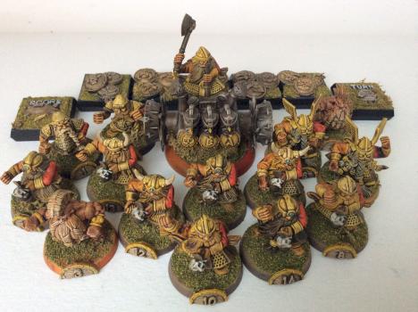 Blood Bowl Équipe Naine Dwarf Team Converted  X 15 drink team ! by tyyler