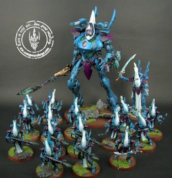 Eldar wraith host by RezoAmalio