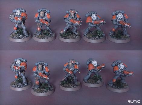 Hounds of Myra - True Scale Tactical Marines by Runic