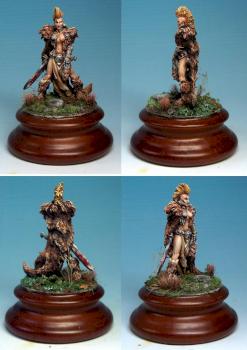 Virago by chaotic landscape
