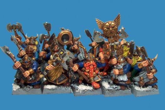 some dwarf clan warriors by charliess