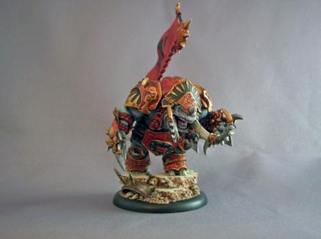 Skorne battle titan front pose by bloodfang