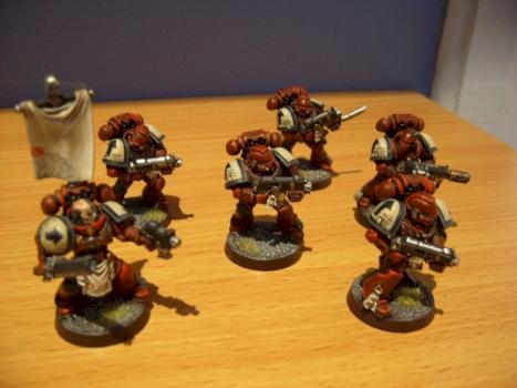 Blood Raven Marines. by B3NNII