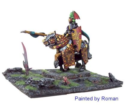 Bretonnian Palladin on Display Base by roman druchii