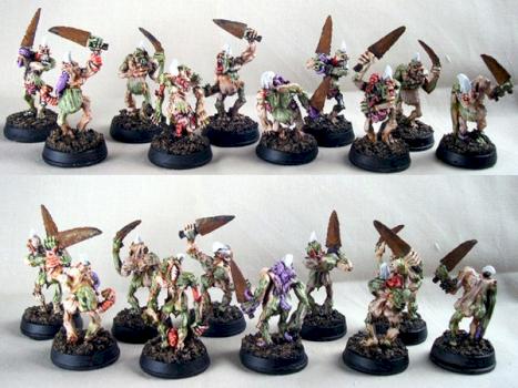 Nurgle Plaguebearers by slorak