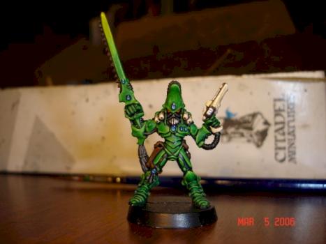 eldar striking scorpion exarch by habu