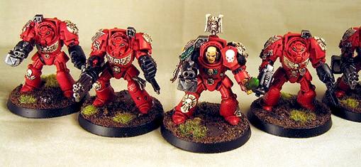 Blood Angel Terminator Squad by slorak