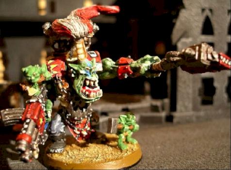 40K Ork Waaaghboss Conversion by haengerhahn