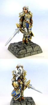 Alaine Female Paladin Ranger by SaxonAngel