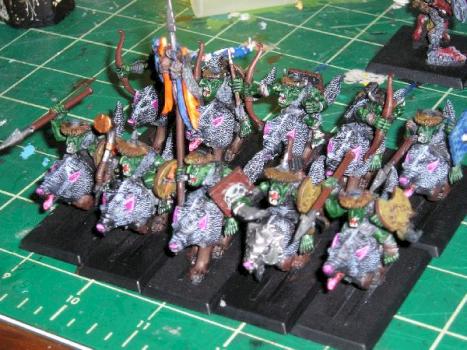 Goblin wolf riders by JackBlack