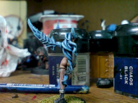Ice Blue Daemonette (Back) by Williamthenewbie