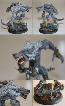 Hordes - Circle of Orboros Warpwolf by tedin