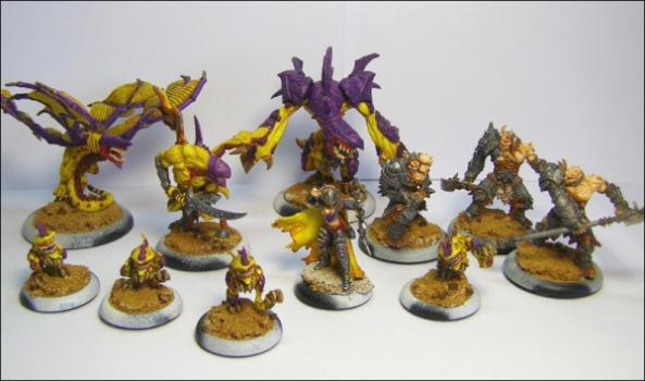 Lylyth Battlegroup (Legion of Everblight) by zhovtenko