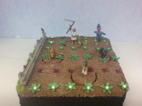 Farmer Maggot with Dogs Diorama by Ricardo