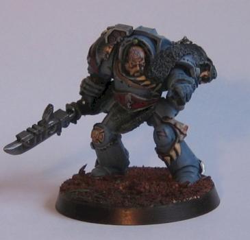 Space Wolf Priest by BigWhiteBear