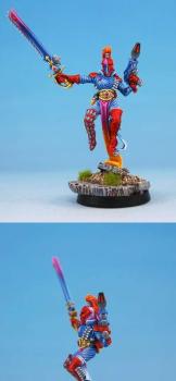 40K Eldar Harlequin by skullboy