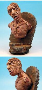 Scibor Monstrous Miniatures Zombie Bust PAINTED by Scibor