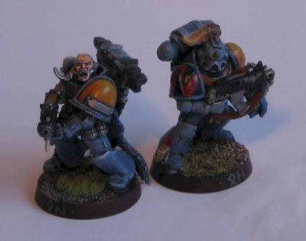 Space Wolf Grey Hunters by BigWhiteBear