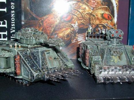 Death Guard Tanks by vokoun