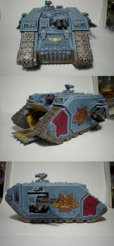 Land Raider MK3 Space Wolves by elfgidrungal