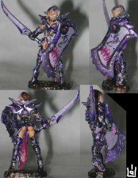 Casiatta, Female Anti-Paladin (Reaper 2982) by uri19