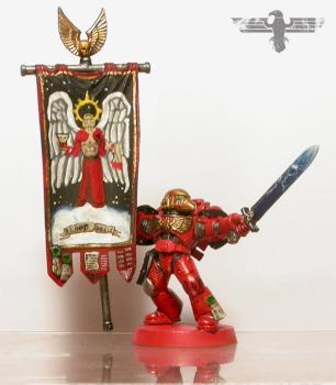 Blood Angels Standard Bearer by thatguyjames