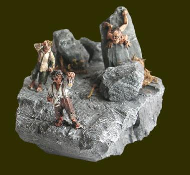 Frodo, Sam and Gollum by umay