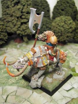 orque chevaucheur de brontops hache by general maximus