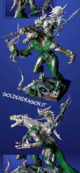 Saurus lord VS Bretonian Hero [2] by Golden dragon italy
