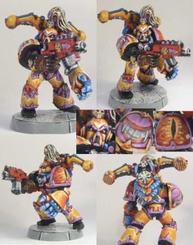 Chaos Marine w. Power Fist by hanswurst