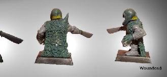 Chaos Halfling green stuff convertet by Woundead