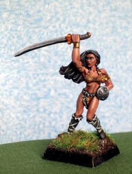 Tyden - female barbarian by jenkwang
