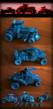 ORK VEHICLE SET hot rod mad max speed freeks apocaliptic buggy by turbo
