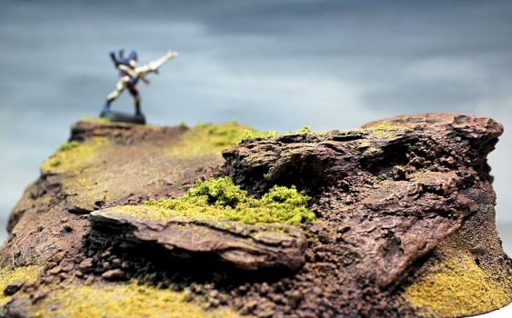 Medium Sloped Rocky Hill by 3T Art