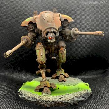 Death Guard Renegade Helverin Imperial Knight by PiratePaintingFXBG