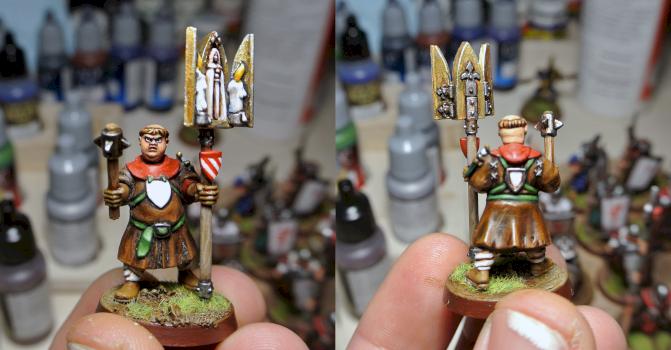 Bretonnian lady's monk by AloneInTheDark