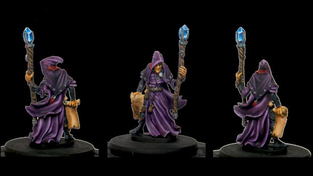 Satheras, Elf Warlock by miniMason