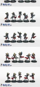 Exemplar Sisters Troops by MadFlyArtStudio