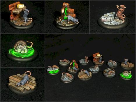 Malifaux Rats by Diddick