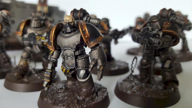 Iron Warriors Tactical Squad Sergeant by The_Great_Potato_Mage