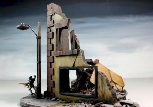 Corner Urban Ruins by 3T Art
