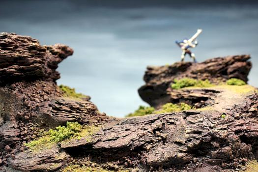 Large Rocky Hillscape by 3T Art