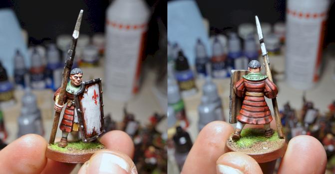 Bretonnian men at arm by AloneInTheDark