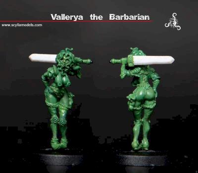 Vallerya the Barbarian by Scylla Models