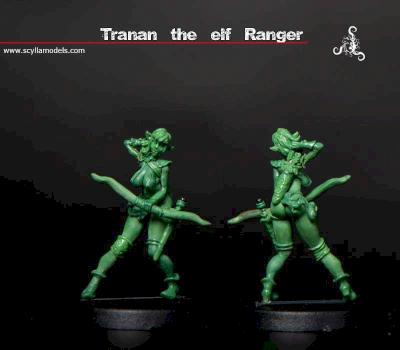 Tranan the elf ranger by Scylla Models